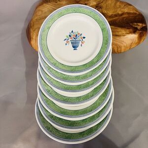 7 Johnson Brothers JARDINIERE Green Salad Starter Dessert Bread Plate 7.75" MINT